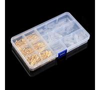 RNUMLIGH Kit de connecteurs de Fils électriques à isolés, 270 pièces, 2,8/4,8/6,3 mm