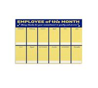 RNUMLIGH Office Motivation Poster Employee of the Month Recognition Board Team Appreciation Wall-Art for Corporate Culture Decor(Framed,16x24inch(40x60cm))