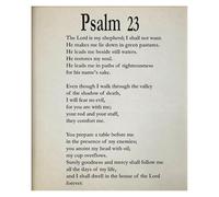 RNUMLIGH Psalm 23 The Lord Is My Shepherd Wall-Art Print Inspirational Scripture Poster Home Office Decor(Framed,16x24inch(40x60cm))