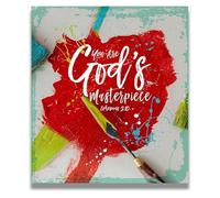 RNUMLIGH Scripture Wall-Art You Are God's Masterpiece, Ephesians 2:10 Christian Decor for Home(Unframed,12x18inch(30x45cm))