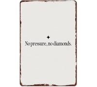 RNUMLIGH Vintage Rustic Metal Sign No Pressure No Diamonds Rustproof Aluminum Wall-Art for Gym Office Home 8 X 12 in
