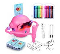 Rnyrn Robot De Dessin pour,Jouets Éducatifs Interactifs avec Guidage Vocal Et 100 Cartes - Jouet Éducatif de Dessin pour Enfant,Cadeau de Fête Anniversaire et Voyages pour Filles et Garçons