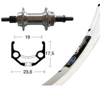 RO.ARR.28x1.75 WINORA RIGIDE ZAC 19 32 TROUS AXE 135 ARG. - 2147515100 -