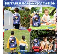 Ro-Blx Sac À Dos Pour Enfants, Sac À Dos De Maternelle Pour Garçons, Sac À Dos D'école Robx, Sac À Dos D'écolier Pour Garçons, Grande Capacité, Sac À Dos De Voyage, Sac À Dos Anime Cartable