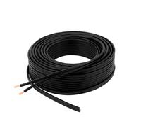 RO&CO Câble Haut-Parleur 2x1,5mm OFC, 5 Mètres, Étui Noir