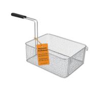 RO Linea Blanc® Panier friteuse 215 x 290 x 120 mm Acier chromé Remplacement Compatible avec Elframo Giga Komel Whirlpool Hôtellerie professionnelle pour friteuses à gaz électriques universel
