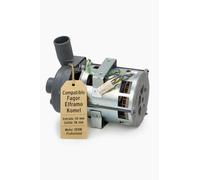 RO Linea Blanca ® Pompe de lavage pour lave-vaisselle industrielle 220 V 50 Hz 590 W 10 uF Entrée 38 mm Sortie 38 mm Rotation droite Pièce de rechange professionnelle compatible avec Fagor Elframo