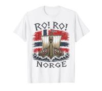 RO! RO! Drapeau norvégien Viking norvégien T-Shirt