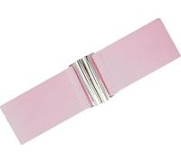 Ro Rox Ceinture Large Élastique Femme Taille Haute Style Rétro Vintage - Ceinture Stretch pour Robes, Années 50 - Boucle Moderne, Plusieurs Couleurs - Bébé rose (S)