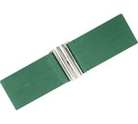 Ro Rox Ceinture Large Élastique Femme Taille Haute Style Rétro Vintage - Ceinture Stretch pour Robes, Années 50 - Boucle Moderne, Plusieurs Couleurs - Vert foncé (M)