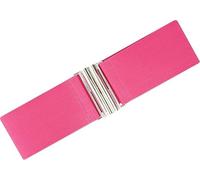 Ro Rox Ceinture Large Élastique Femme Taille Haute Style Rétro Vintage - Ceinture Stretch pour Robes, Années 50 - Boucle Moderne, Plusieurs Couleurs - Rose vif (L)