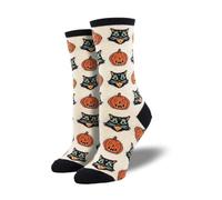 Ro Rox Chaussettes gothiques squelette crâne chauve-souris Voodoo unisexe, Multicolore, Taille Unique