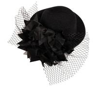 Ro Rox filet volants Fascinator Couches Chapeau Pinup Années 40 50 Fête mariage
