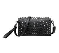 Ro Rox Hesperia Pochette Star Clouté Simili Cuir Gothique Chic