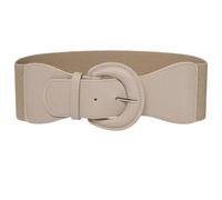 Ro Rox Raya Ceinture d'infirmière élastique Stretch large 50's Retro Vintage Waist Cincher, Beige, L