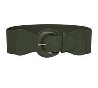 Ro Rox Raya Ceinture d'infirmière élastique Stretch large 50's Retro Vintage Waist Cincher, Kaki, L