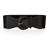 Ro Rox Raya Ceinture d'infirmière élastique Stretch large 50's Retro Vintage Waist Cincher, Noir