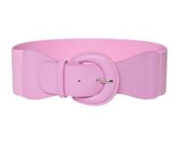 Ro Rox Raya Ceinture d'infirmière élastique Stretch large 50's Retro Vintage Waist Cincher, Rose pâle, L