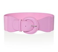 Ro Rox Raya Ceinture d'infirmière élastique Stretch large 50's Retro Vintage Waist Cincher, Rose pâle, M