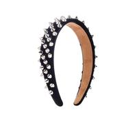 Ro Rox Serre-tête clouté gothique noir à pointes punk rock accessoire