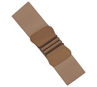 Ro Rox Tara Vintage Large Ceinture d'infirmière Années 1950 rétro élastiquée, Beige, S