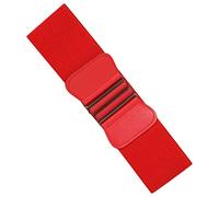 Ro Rox Tara Vintage Large Ceinture d'infirmière Années 1950 rétro élastiquée - Rouge (S)