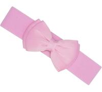 Ro Rox Vera Ceinture Large Élastique Années 1950 Vintage Retro Pin-Up Noeud Papillon Satin (Rose clair, M)