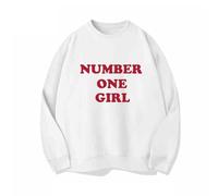 Ro-se Album numéro un fille sweat K-pop 2024 BLINK Support imprimé Merch sweat chemises en coton(White,S)