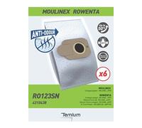 Temium Sac aspirateur RO123SN anti-odeur 6 sacs