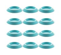 Roach Feeder 12 Pieces Non-Slip Enclosures Feeding Tray | Roaches Tiny Feeding Dish for Millipedes Dwarf Invertebrates Tiny Pet Animals