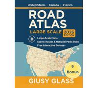 ROAD ATLAS LARGE SCALE 2026: United States, Canada, Mexico