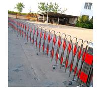 Road Ber 201 Portable Extensible Clôture de signalisation en Acier Rétractable Coffre-fort avec roulettes pour une utilisation en extérieur Idéal pour les routes et les routes (1,1 m x 2,5 m)