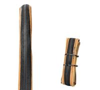 Road Bike High Performance Bicycle Tire Durable Foldable Tires with 60TPI Puncture Resistant for 20inch 700C Wheels Black/Yellow(700X25-J1822D,2 pcs)