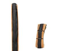 Road Bike High Performance Bicycle Tire Durable Foldable Tires with 60TPI Puncture Resistant for 20inch 700C Wheels Black/Yellow(20X1.35-J172,2 pcs)