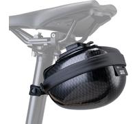 Road Bike Saddle Bag,0.4l Rigid Rear Seat Bag,Cycling Accessory For Mountain Bike Racing Universal Easy Installation For Men Women Black