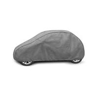 ROAD CLUB Bâche de Protection Compatible avec Abarth 500/595 / 695 (2008 - Aujourd'hui) imperméable, Respirant et Anti UV, Gris