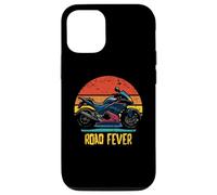 Road Fever Style rétro Sportbike Superbike Coque pour iPhone 12/12 Pro