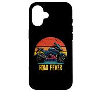 Road Fever Style rétro Sportbike Superbike Coque pour iPhone 16