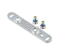 Road for Bike Front Flat Mount Disc 34mm Adapter or Alloy Brake spacing Compatible avec trou pour Campagnolo pour étrier de montage 140 mm Rotors en aluminium 160 mm - 7075 (argent)