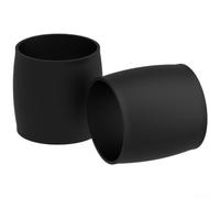 Road For Bike Guidon Ring End Rings Silicone Bar Retainers with Quick Install Grip Fixers, Elastic Guidon Finishers for 25mm to 32mm For Bars (Noir)