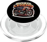 Road Legend Classic Moto Biker American USA PopSockets PopGrip pour MagSafe
