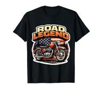 Road Legend Classic Moto Biker American USA T-Shirt