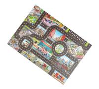 Road Map Tapis pour - 33 x 22 Pouces Tapis de Jeu de Voiture, Tapis City Life pour véhicules Jouets | Tapis éducatif Mignon pour garçons Filles Chambre Salle de Jeux Fantaisie Conduite Jouets