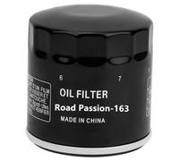 Road Passion 163 Filtre à huile HF163 11001341616 11421460697 11421460845 Compatible avec K75 K100 K1100 LT/RS K1200 K75 K75C R1100 R1100S R1100SA R1150 R1200 R1200C R850 C R850 R R850 RT（1 pièce）