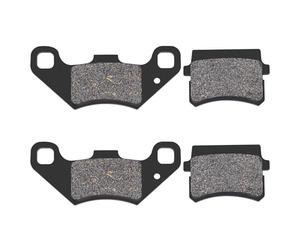 Road Passion Avant & Arrière Plaquettes de Frein Compatible avec 50cc 70cc 90cc 110cc 125cc Motorcycle ATV Go Kart Quad Bikes Dune Buggy Powersports Parts（2 coppie）