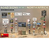 Road Signs WWII North Afrique Diorama Buildings & Accessoires 1:3 5 Plastic Kit