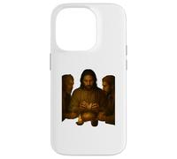 Road to Emmaüs Jésus Breaking Bread with Disciples Design Coque pour iPhone 14 Pro