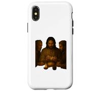 Road to Emmaüs Jésus Breaking Bread with Disciples Design Coque pour iPhone X/XS