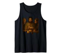 Road to Emmaüs Jésus Breaking Bread with Disciples Design Débardeur