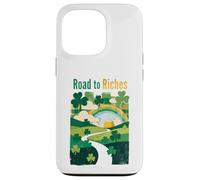 Road to Rich Ireland Irish St. Patrick's Day Men & Women Coque pour iPhone 13 Pro